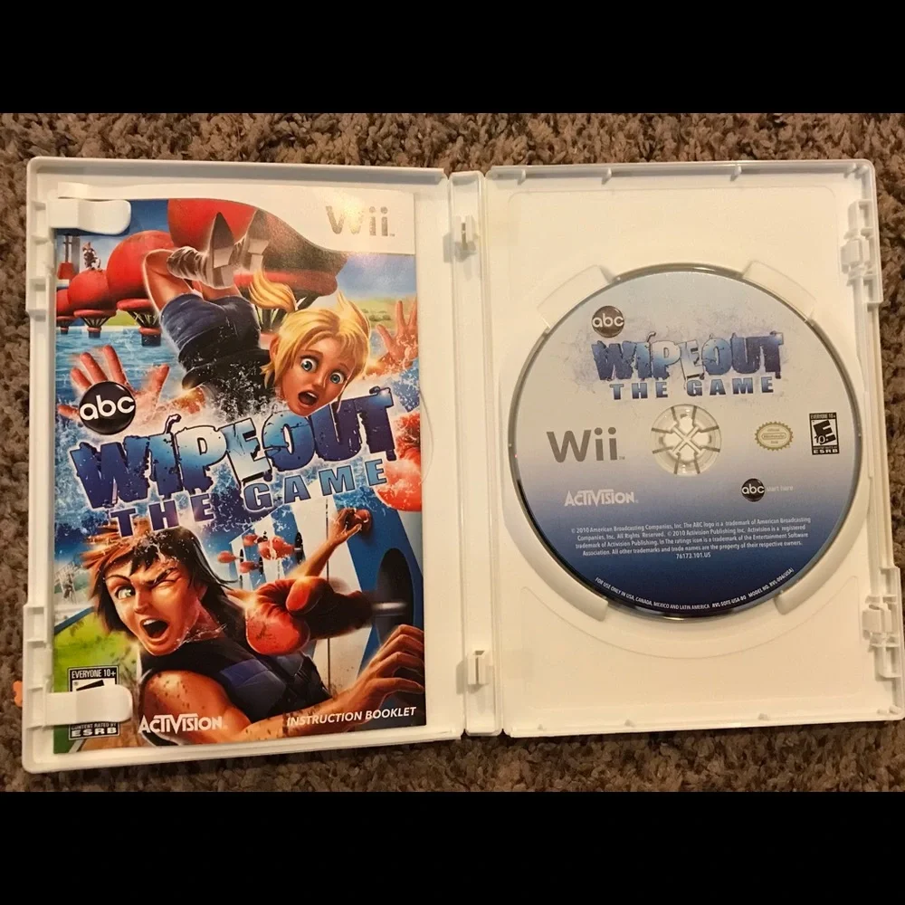 Wii abc wipe out video game